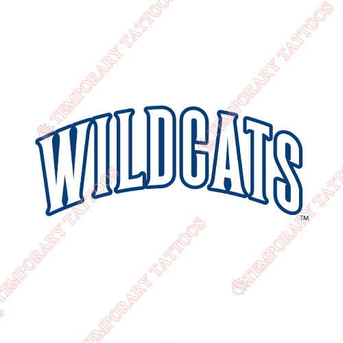 Villanova Wildcats Customize Temporary Tattoos Stickers NO.6821